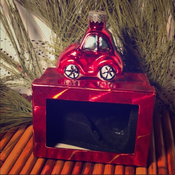 Other - Mini red VW Beetle car Christmas Ornament